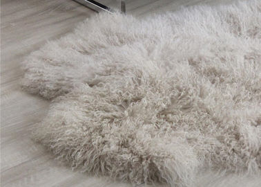 Chiny Mongolski Owiec Sheepskin Rug Oversized Home Akcesoria Kolor Tan Real Zwierząt Futro dostawca
