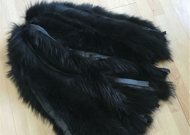 Chiny Kurtka Raccoon Mens Fur Collar 100% Handmade Z Customized Kolory / Rozmiar dostawca