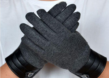 Chiny Ciemno-szare damskie rękawiczki z ekranem dotykowym, zimowe rękawiczki z palcami ekranu dotykowego dostawca