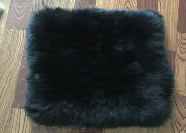 Chiny Długie Włosy Jagnięta Wool Padding For Chair, Miękka Sheepskin Poduszka Poduszka 45 X 45 Cm dostawca