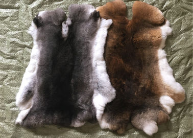 Chiny Tanned Grass Rex Królik Skin Fur Dostosowane do rozmiaru Akcesoria / Odzież dostawca