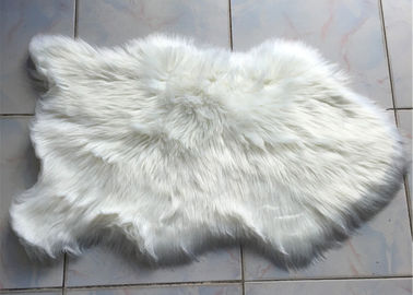 Chiny Długa wełna sztuczna owczarnia dywan, delikatna faux owczarnia rzucać 60 * 90 cm dostawca