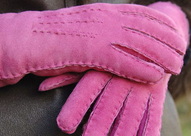 Chiny Ręcznie robione, najcieplejsze rękawice z owczej skóry, damskie rękawiczki z wycięciem, jagnięce, shearlingowe dostawca