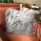 Niestandardowe Wykonane 100% długie włosy mongolski lamb futro poduszkę 45x45cm barwione kolory wolnych próbek dostawca
