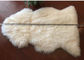 Oryginalna biała owczarnia długa długa włosowa skóra lycryna 70 x110 cm pojedynczy kawałek dostawca