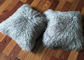 Podwójna Szyba Sheepskin Soft Fuzzy Poduszki, Prawdziwe Mongolskie Miejskie Poduszki dostawca