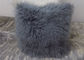 10-15cm Curly Hair Mongolian Fur Poduszka miękka Ciepło Z Suede Fabric Backing dostawca