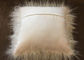 Poduszka futra Mongolskiego Naturalne Długie Włosy Tybetańska Owca Poduszka Skin Skin 40cm dostawca