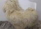Miękkie Kędzierzawe Długie Włosy Duże Białe Owce Sheep 100% Mongolski / Tybetański Lamb Fur dostawca