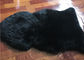 Dyed Black Sheepskin Fleece Koce miękkie Ciepłe dla dzieci Room Decoration Bed dostawca