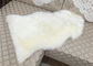 Oryginalne Cztery Pelt Sheepskin Dywaniki, Białe Krem Naturalne Home Sheepskin Rug dostawca