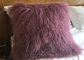 Real Super Soft Plusz Mongolski Sheepskin Cushion Covers Ciepłe 16x16 cali dostawca