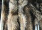 Duży odłączalny kaptur z koksu, naturalny kolor płaszcz Futerko futrzane dostawca