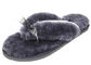 Zimowe Australii Sheepskin Flip Flop Pantofle gumowe z delikatnym, gładkim wyczuciem dostawca