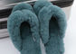 Miękkie Ladies Indoor Sheep Wool Pantofle Z Prawdziwie Ciepłe Lamb Fur Lined OEM dostawca