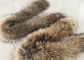 Brązowy Real Raccoon Futro Kołnierz Trim Antypoślizgowy Ciepły Dla Kobiet Zima Coat dostawca