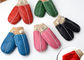 Mycie Rąk Warmest Sheepskin gloves / Cutered Little Kids Fleece Mittens dostawca