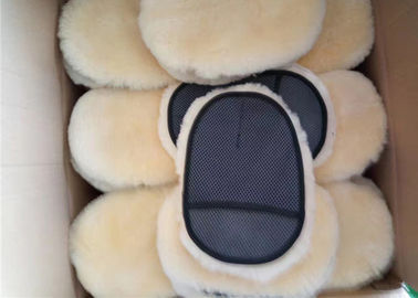 Chiny Spodnie do mycia szyb samochodowych Mitt Single Side Lambs Wool Car Detailing Polerka do rękawiczek dostawca