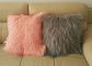 Prawdziwy futon mongolski 100% różowa włosa owcza owcza skórka jagnięcina wyrzuć poduszkę 45 cm kwadratowych dostawca