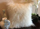 Poduszka futra Mongolskiego Naturalne Długie Włosy Tybetańska Owca Poduszka Skin Skin 40cm dostawca
