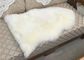 Real Long Haired Białe futra dywan miękkie miękkie uczucie dla salonu 2 * 3 Ft dostawca