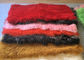 Barwiona skóra miękka Mongolska skórka Sheepskin 60 * 120cm dla butów odzieżowych dostawca