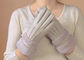 Wodoodporne damskie rękawiczki podszyte rękawiczkami, damskie szare rękawice Sheepskin dostawca