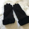Handsewn Sheepling - podwójna twarz Hand-stitched Glove Black Shearling Leahter gloves dostawca